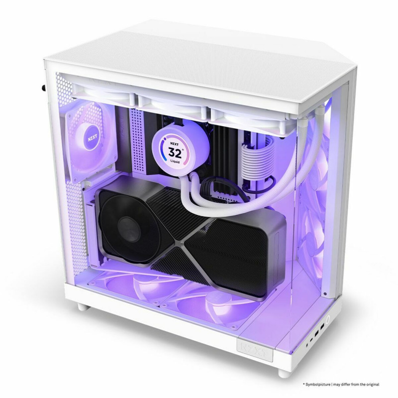 ATX Semi-Tower Gehäuse NZXT CC-H61FW-R1 Weiß