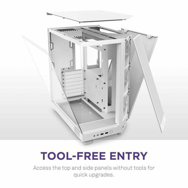 Boîtier ATX semi-tour NZXT CC-H61FW-R1 Blanc