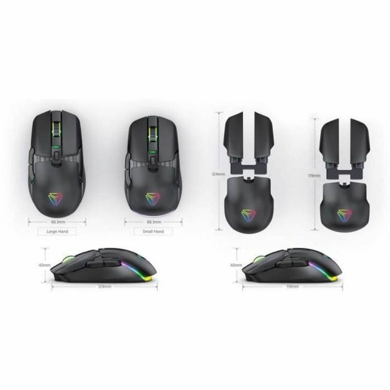 Mouse Yenkee MARKSMAN YMS 3600YW Schwarz 3600 DPI