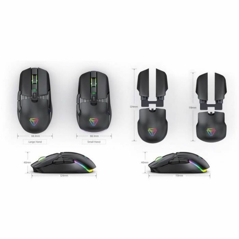 Mouse Yenkee MARKSMAN - YMS 3600BK Schwarz 3600 DPI