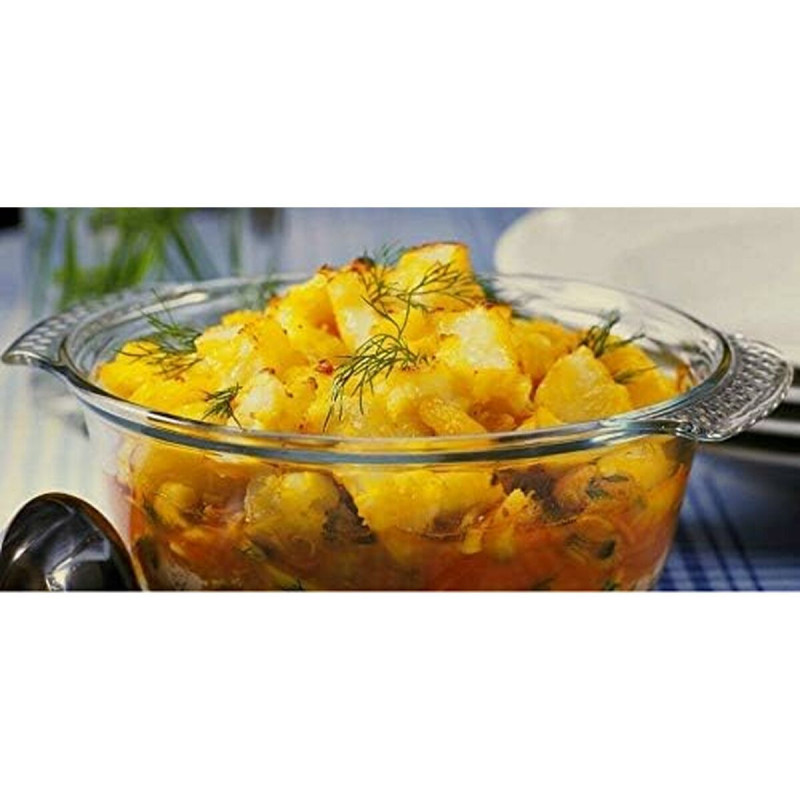 Casseruola con coperchio in vetro Pyrex 118A000/5043 Trasparente Vetro