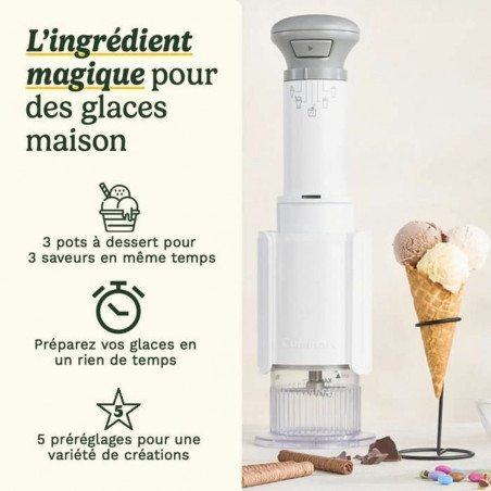 Gelatiera Cuisinart ICEFD10E Bianco Plastica 1 L 3,3 L 1L