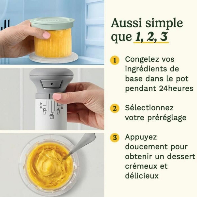 Gelatiera Cuisinart ICEFD10E Bianco Plastica 1 L 3,3 L 1L