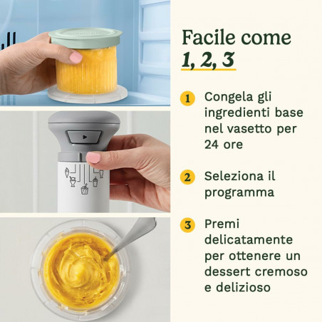 Geladeira Cuisinart ICEFD10E Branco Plástico 1 L 3,3 L 1L