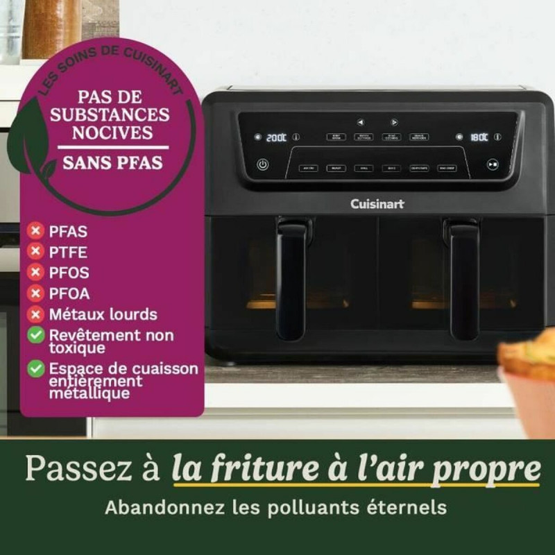 Friteuse à Air Cuisinart AFD10XBLE Noir 2400 W 10,4 L