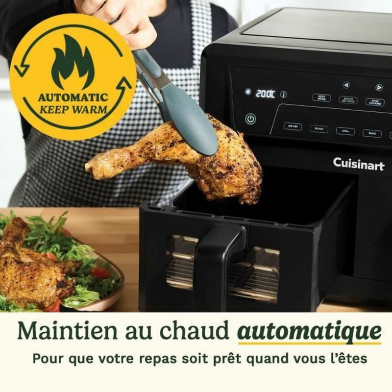 Friggitrice ad Aria Cuisinart AFD10XBLE Nero 2400 W 10,4 L