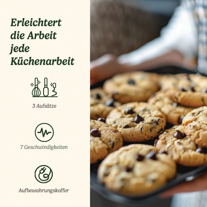 Batedeira de Varas Cuisinart HM7U/E POWER ADVANTAGE Branco 200 W