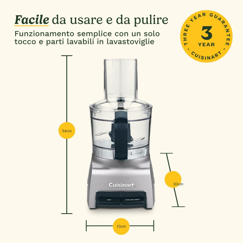 Tritatutto Cuisinart Argentato