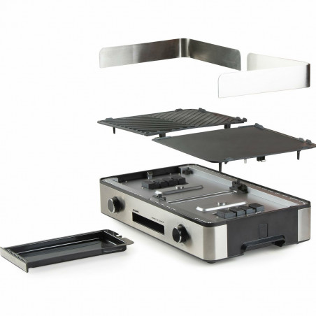 Plancha de Cocina DOMO Negro 2200 W