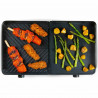Plancha de Cocina DOMO Negro 2200 W