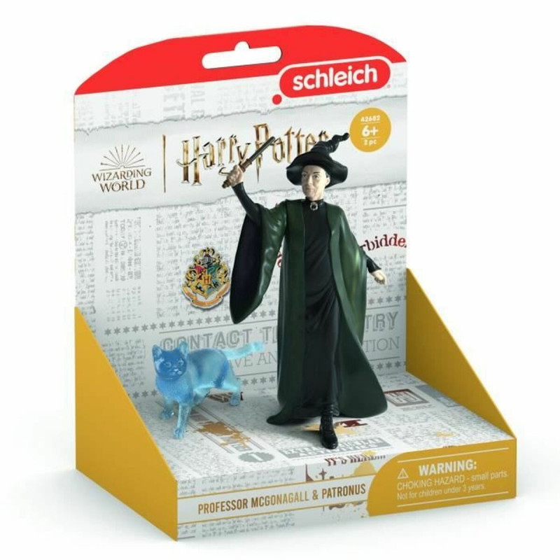Boneco Harry Potter Sleich 42682 Professor McGonagall and her Patronus