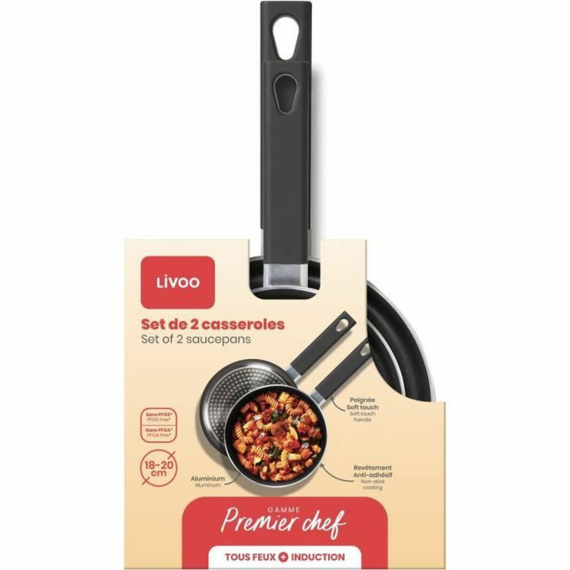 Stieltopfset Livoo Silikon 2 Stücke (2 Stück)