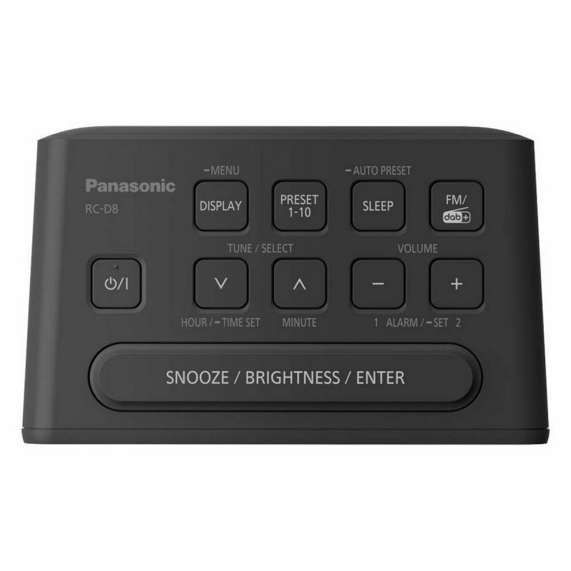 Radio Despertador Panasonic RC-D8EG-K Negro