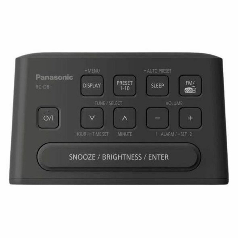 Radiowecker Panasonic RC-D8EG-K Schwarz