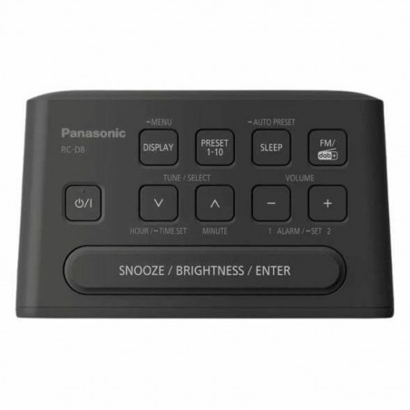 Radiowecker Panasonic RC-D8EG-K Schwarz