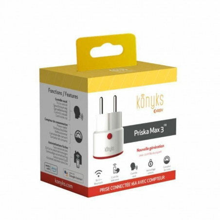 Prise électrique avec compteur de consommation Konyks Priska Max 3 FR 16 A