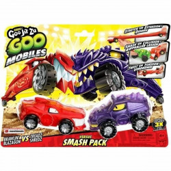 Set de voitures Moose Toys GOO MOBILES - BLAZAGON VS TREADS SHREDZ Rouge