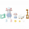 Figura Articulada Sylvanian Families Baño de malvaviscos de los hermanos ratones Animales