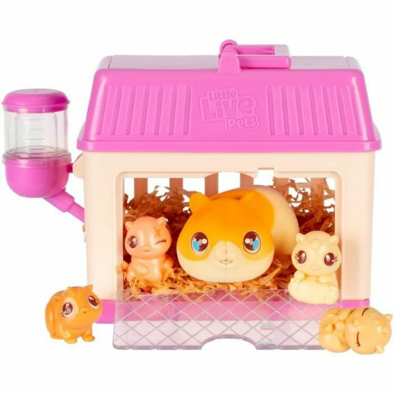 Peluche Little Live Pets Mama Surprise Hamsters Naranja Orange Felpa Hámster