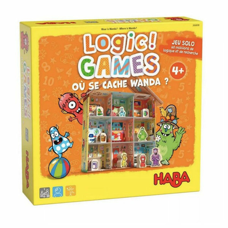 Jogo de Mesa HABA Logic Games - Where is Wanda? 1 x 1 x 1 cm