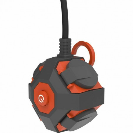 Regleta Enchufes 4 Tomas con interruptor QUARX (3 m)