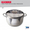 Casseruole Fackelmann Elo Brillant Acciaio 1,75 L 1,25 L 2 Pezzi