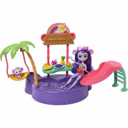 Conjunto de Bonecos Enchantimals PISCINE DES SINGES