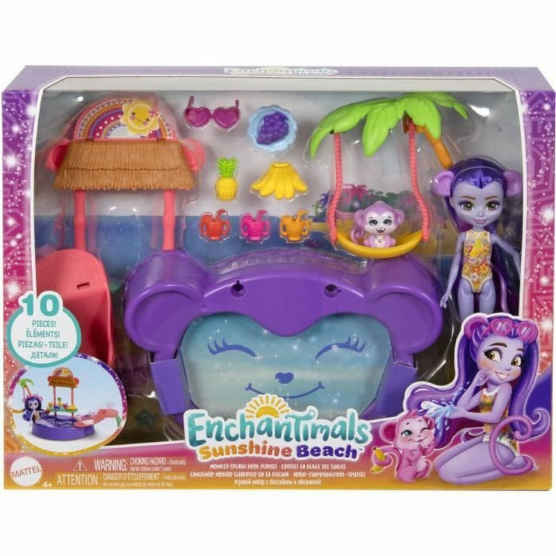 Puppen-Set Enchantimals PISCINE DES SINGES