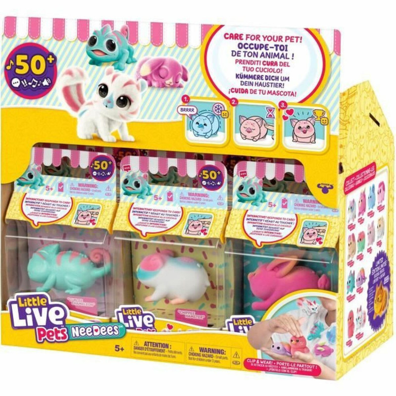 Peluche Little Live Pets Bianco Jaune Plastica