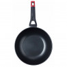Wok Pfanne Pyrex Schwarz Aluminium