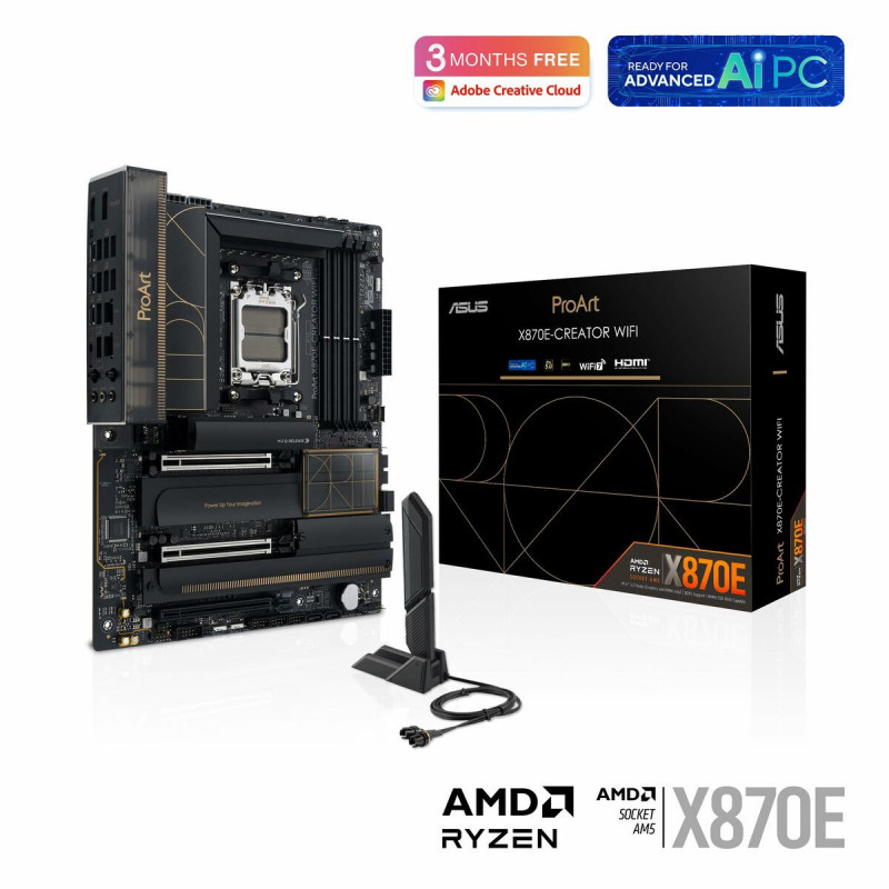 Scheda Madre Asus AMD AM5 AMD AMD X870E