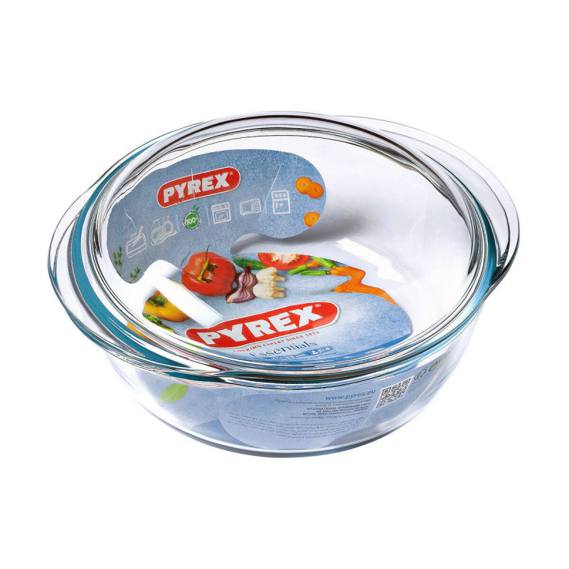 Topf mit Deckel Pyrex Essentials 23 x 11 x 27 cm Durchsichtig Glas 32 L