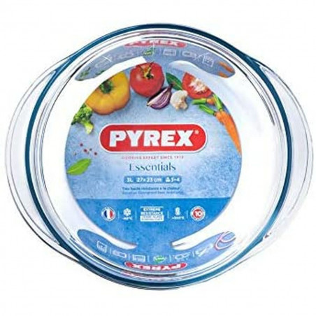 Casserole with lid Pyrex Essentials 23 x 11 x 27 cm Transparent Glass 32 L
