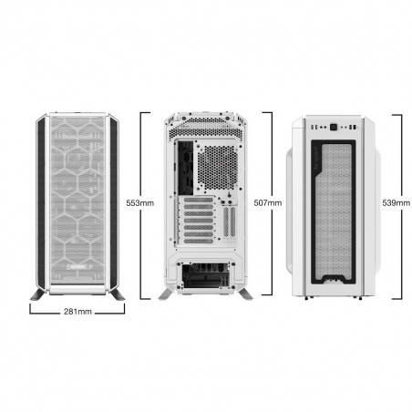 Caixa Semitorre ATX Be Quiet! Branco
