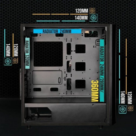 Case computer desktop ATX BitFenix