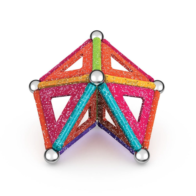 Playset Geomag Glitter (35 Pièces)