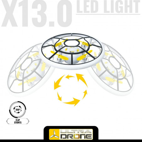 Drone Telecomandado Mondo Ultradrone X13 Leve LED