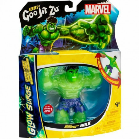 Figura de Acción Goo Jit Zu Hulk Glow Surge