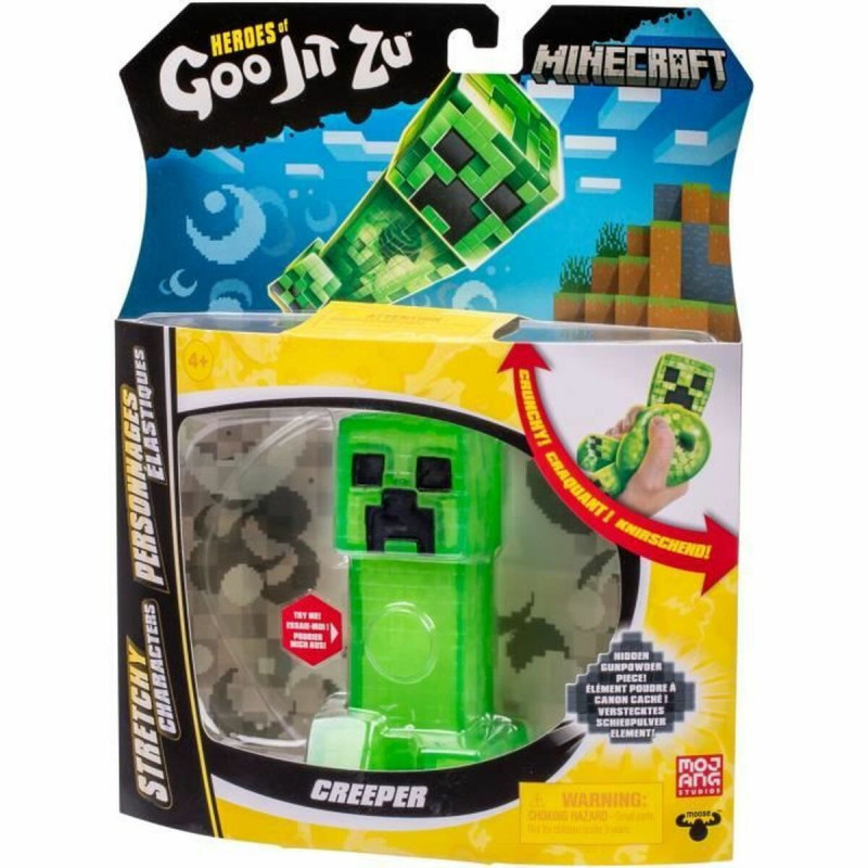 Statuetta Articolata Goo Jit Zu Creeper de Minecraft