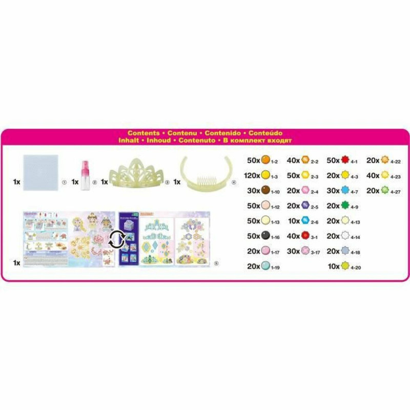 Chincaglieria Aquabeads The Disney Princess Tiara 870 Pezzi