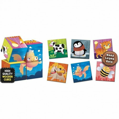 Gioco Educativo Lisciani Giochi Cubes & Logic 2 in1 (FR)