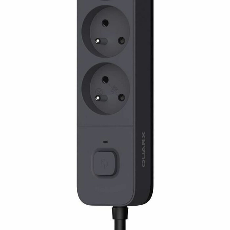Rallonge 4 prises Schuko avec interrupteur QUARX (1,5 m)