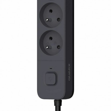 Rallonge 4 prises Schuko avec interrupteur QUARX (1,5 m)