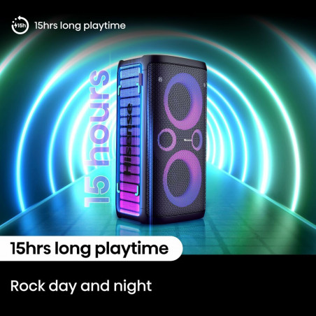 Portable Bluetooth Speakers Hisense Black 300 W