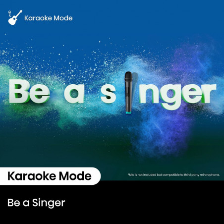 Altifalante Bluetooth Portátil Hisense Preto 300 W