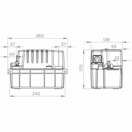 Kondensathebeanlage SFA Sanicondens Pro V02 450 g