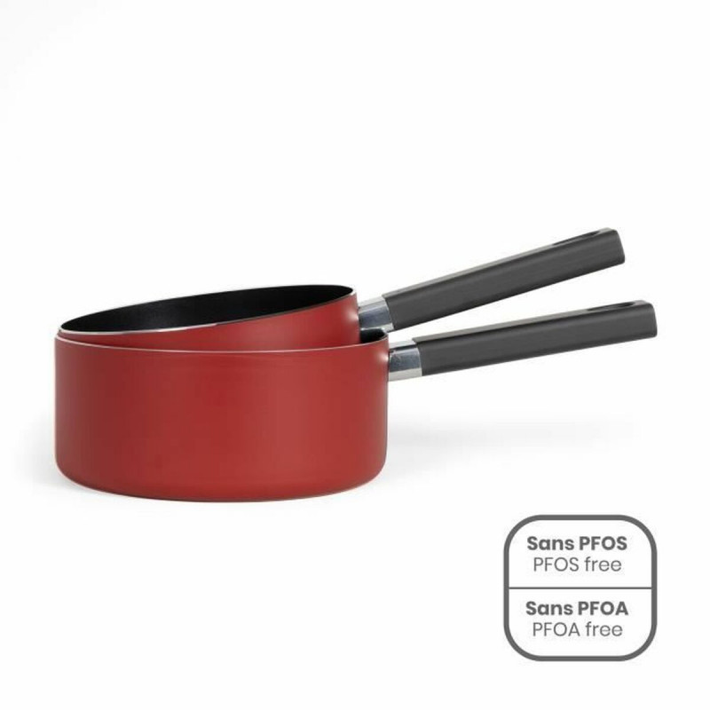 Set de Cazos Livoo Rojo Silicona 2 Piezas (2 Unidades)