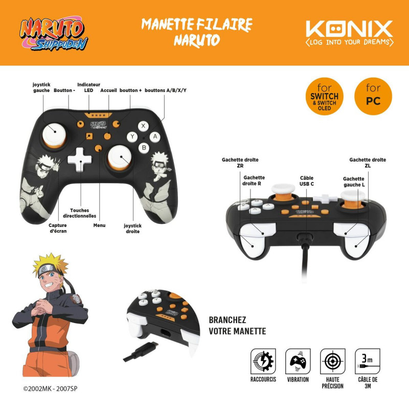 Controller per Xbox One KONIX NARUTO
