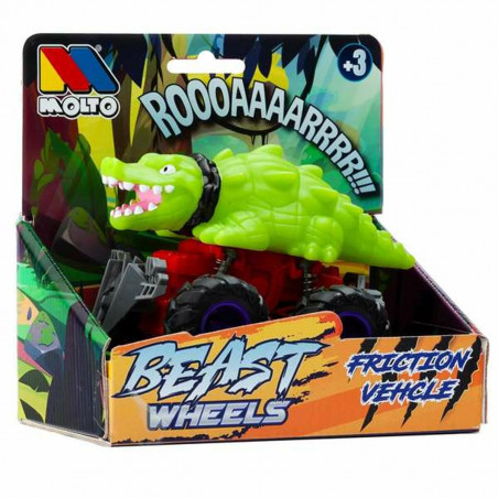 Friction Car Moltó Beast Wheels Multicolour