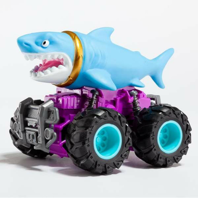 Macchina a Carica a Molla Moltó Beast Wheels Multicolore